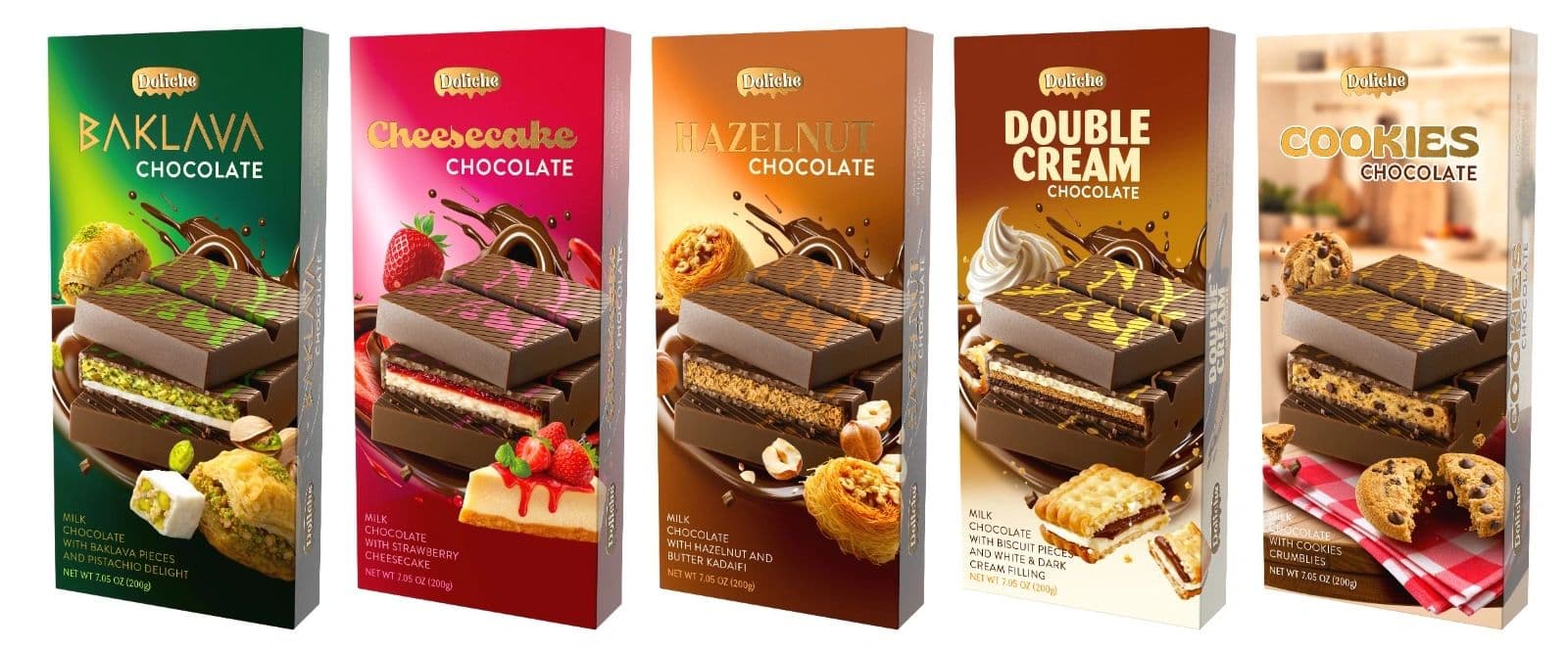 Doliche full chocolate lineup